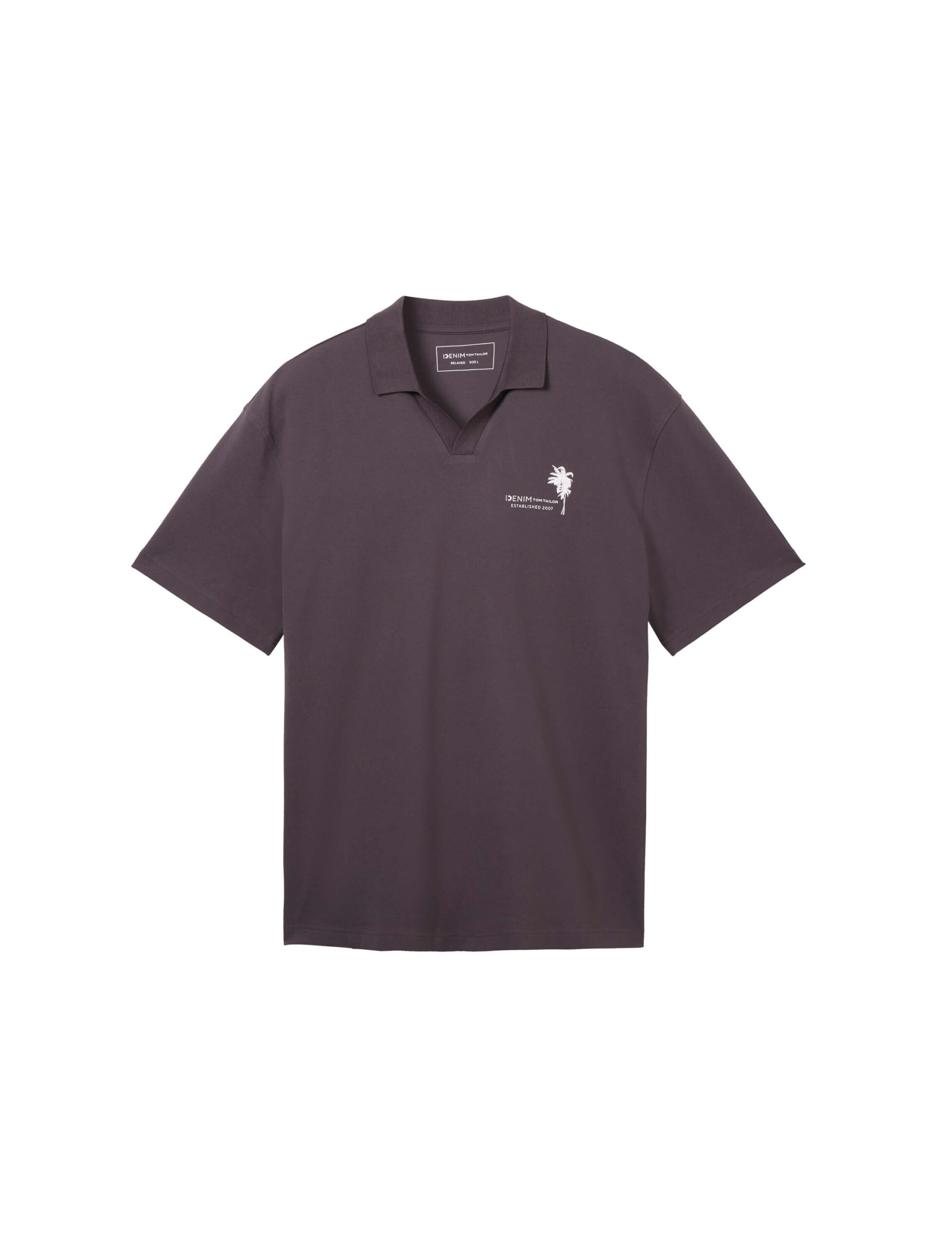 Relaxed polo shirt