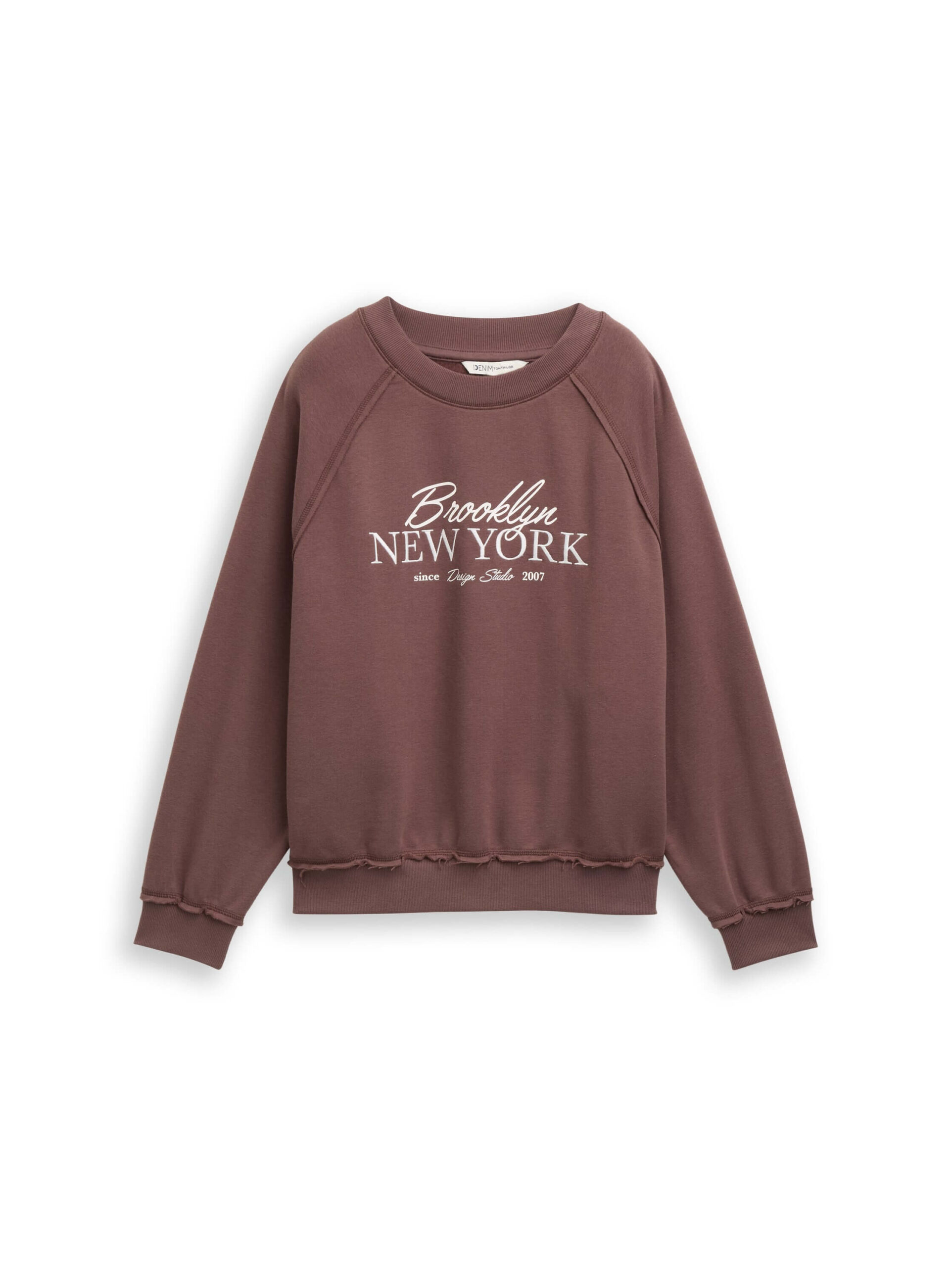 Crewneck sweatshirt w print