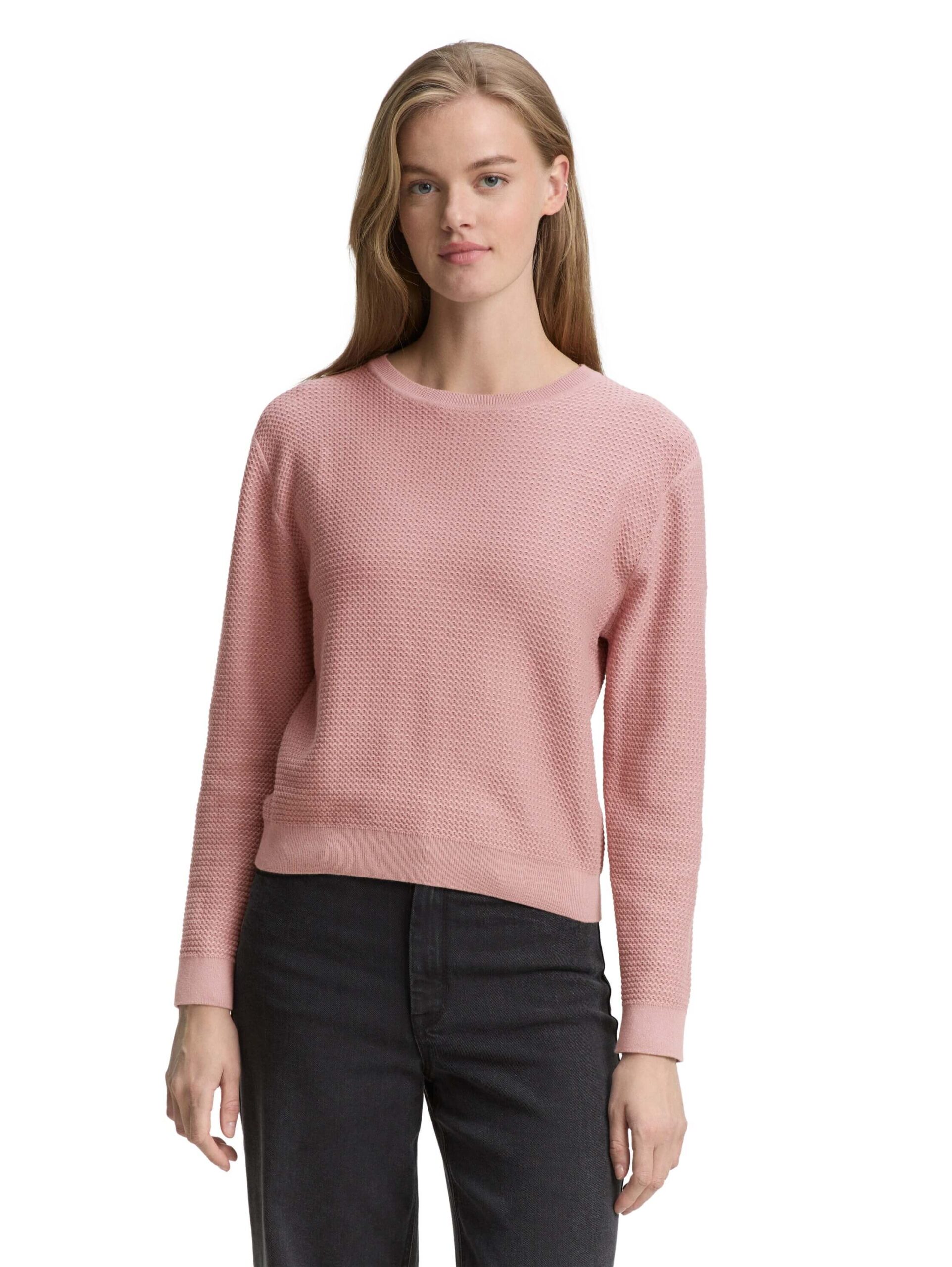 structured knit pullover