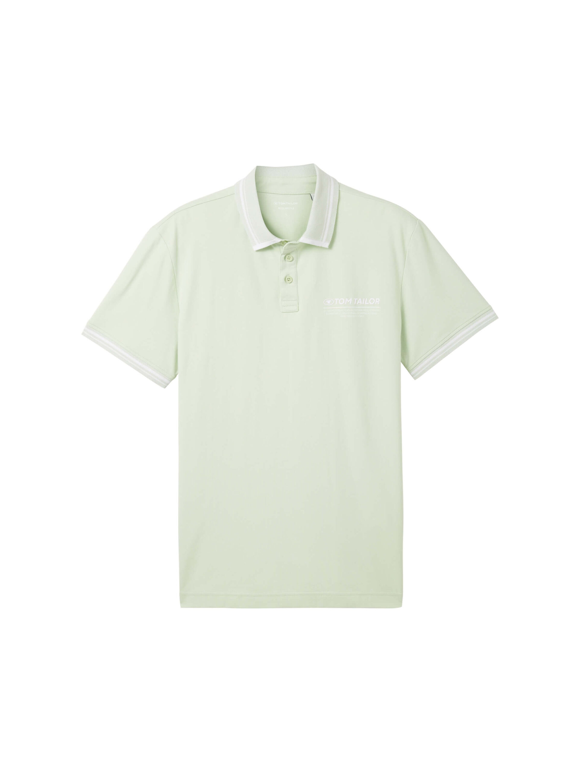 Polo shirt with a logo print