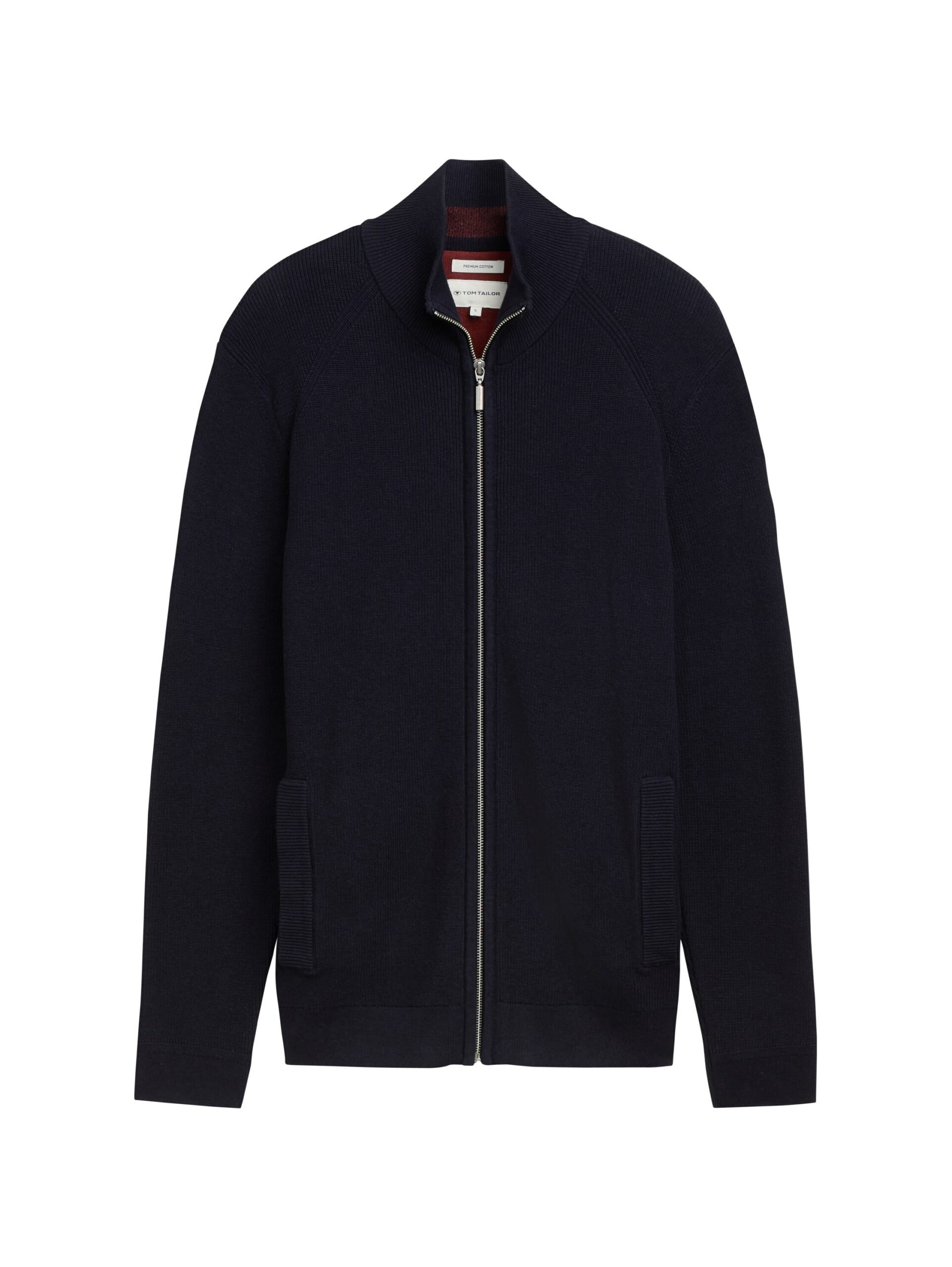 structured knit jacket