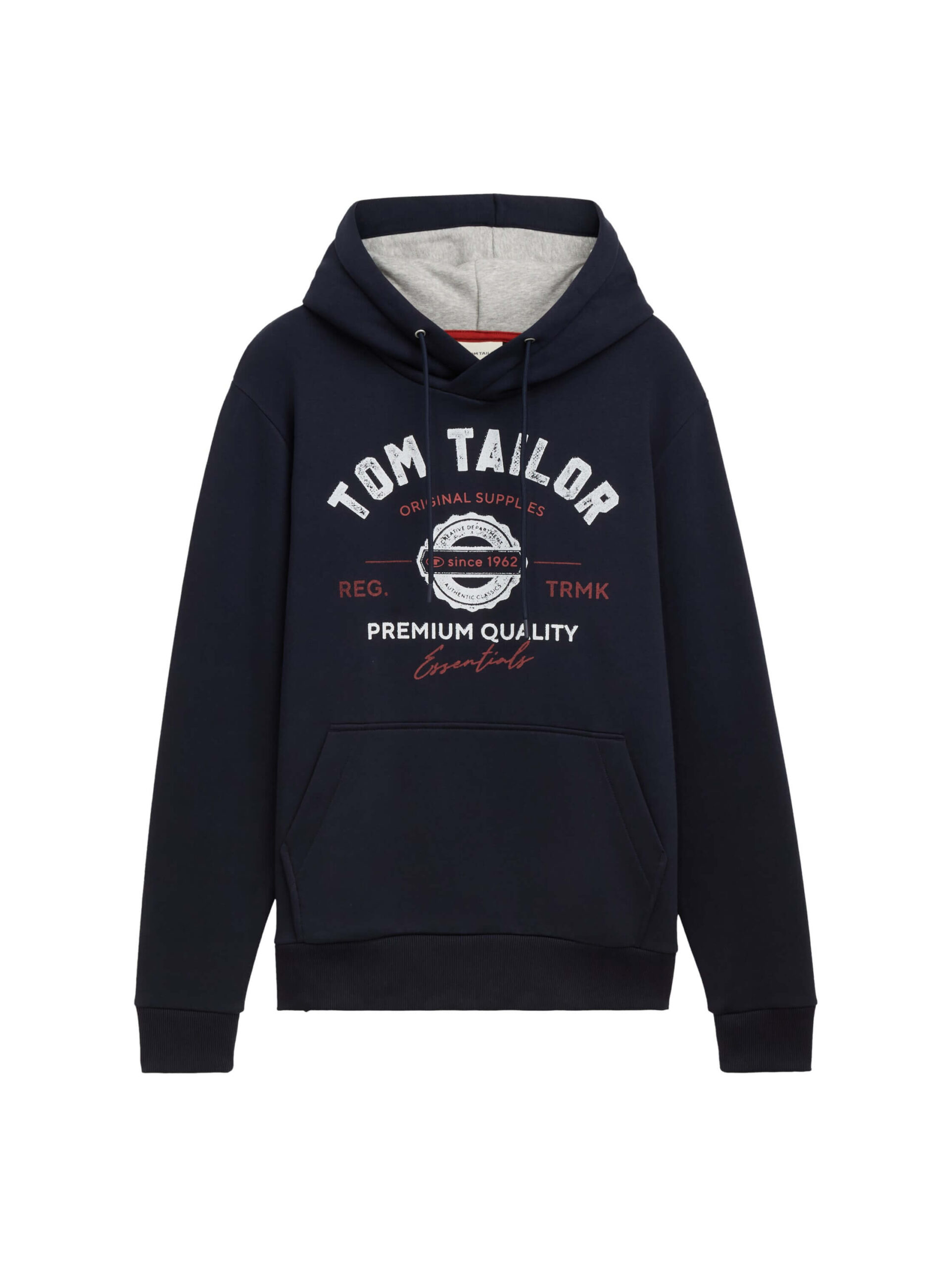 Hoodie sweatshirt with logo print