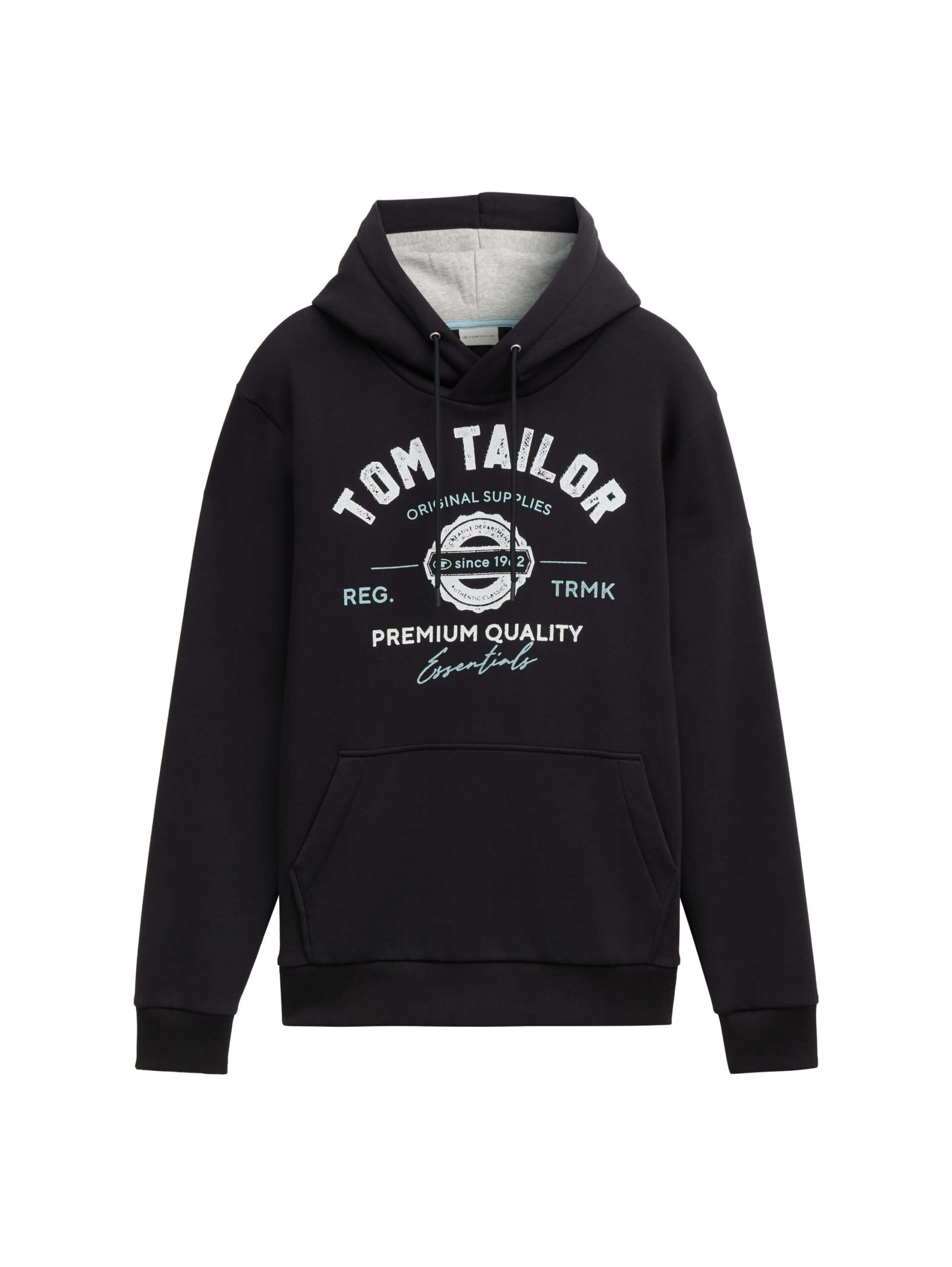 Hoodie sweatshirt with logo print