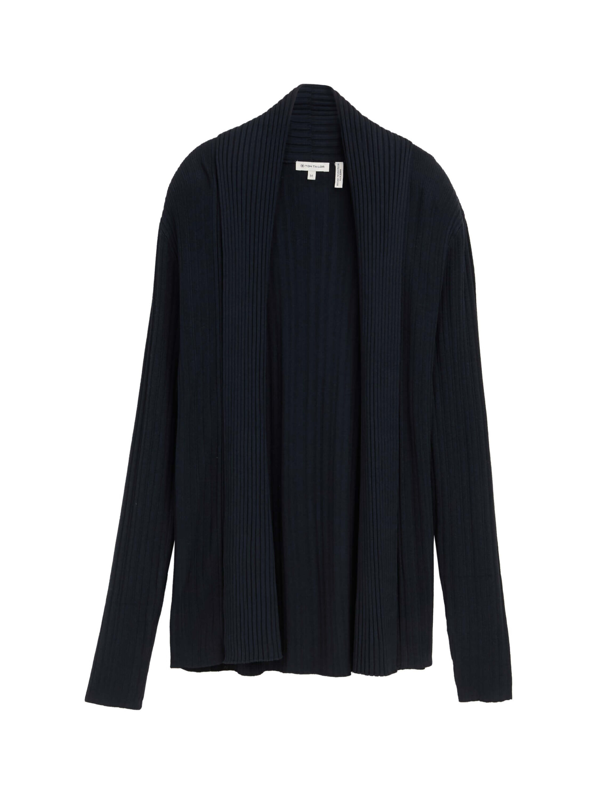 knit rib cardigan