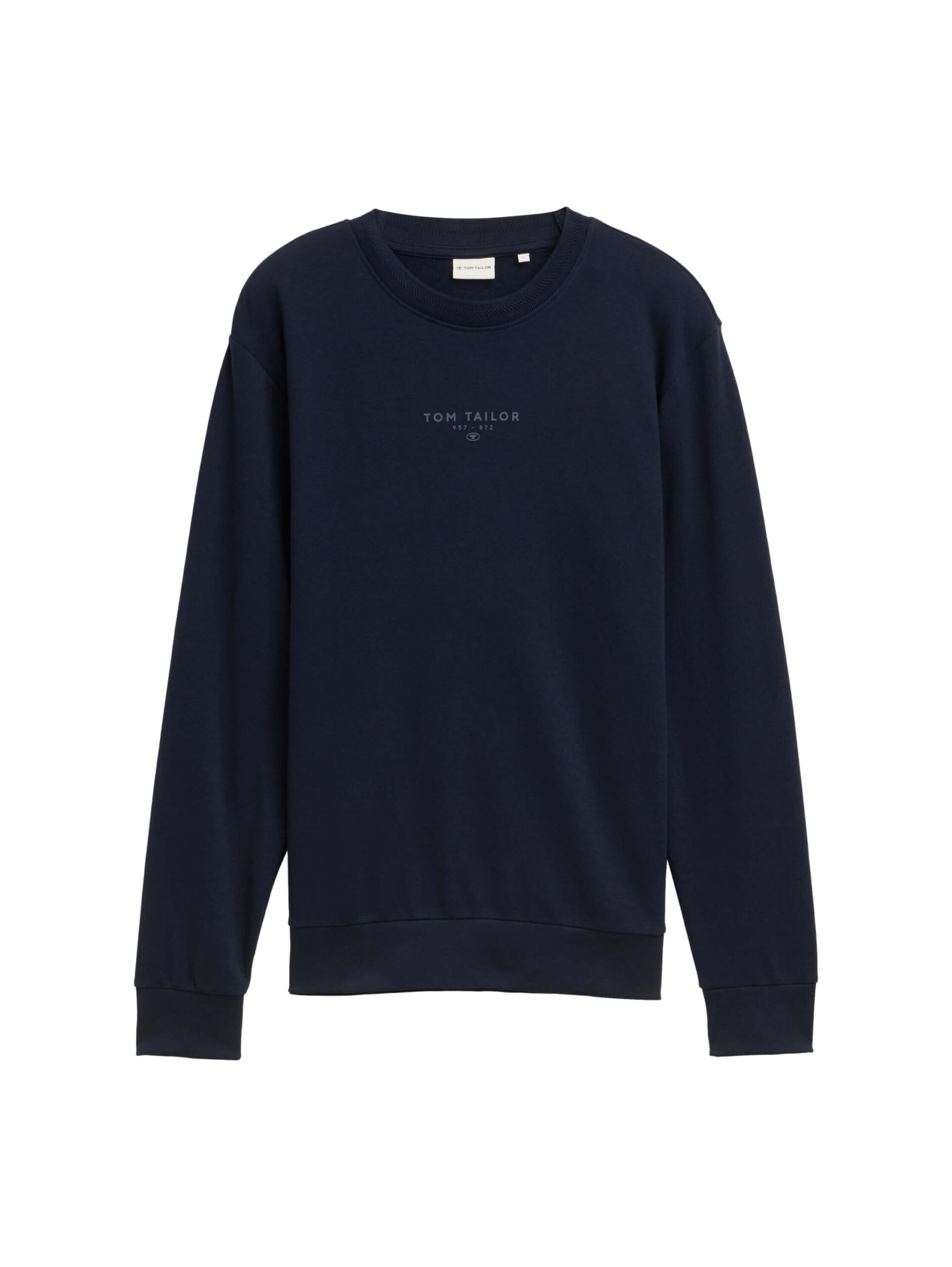 Crewneck sweatshirt with logo print