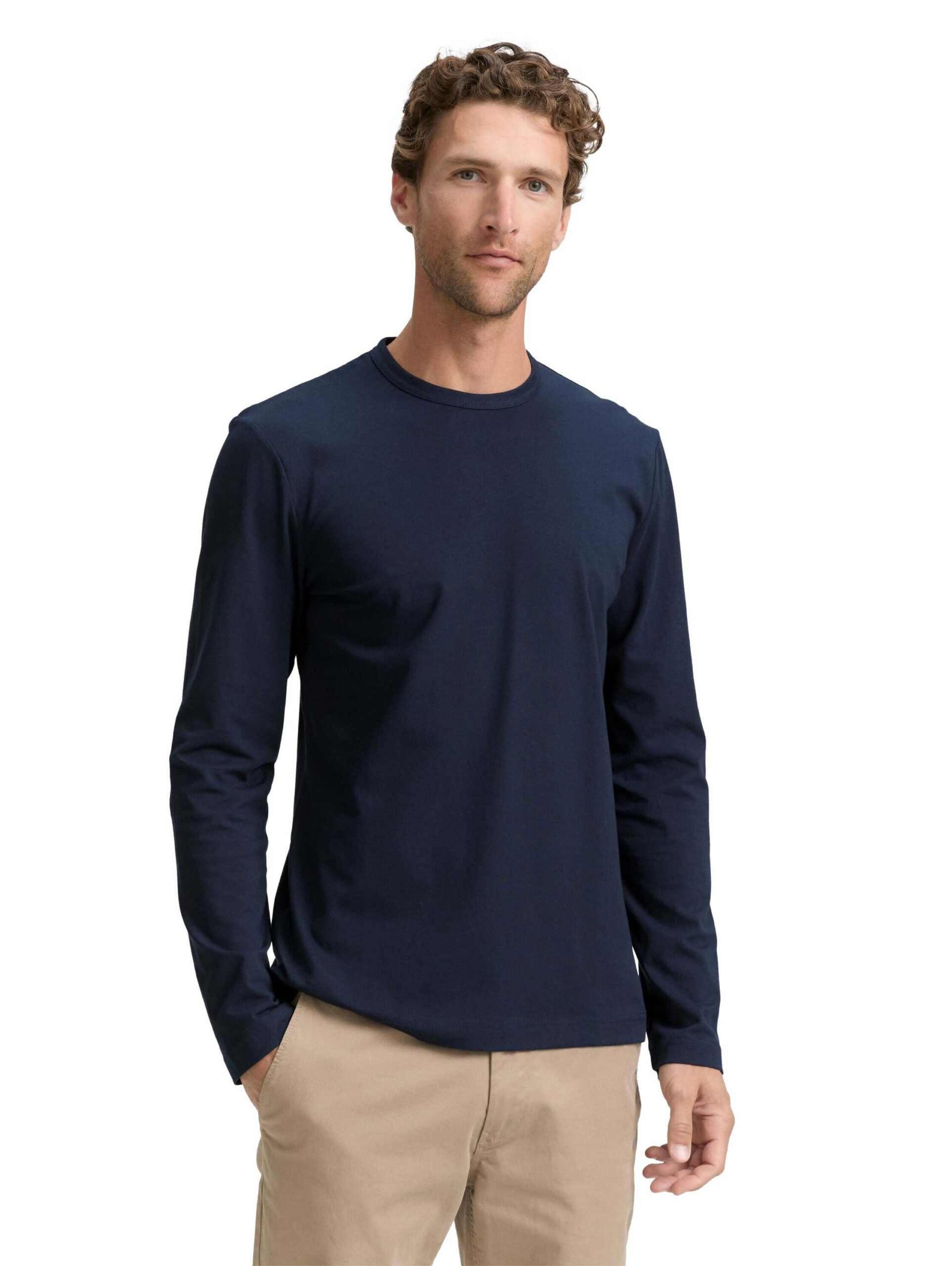 fitted printed longsleeve