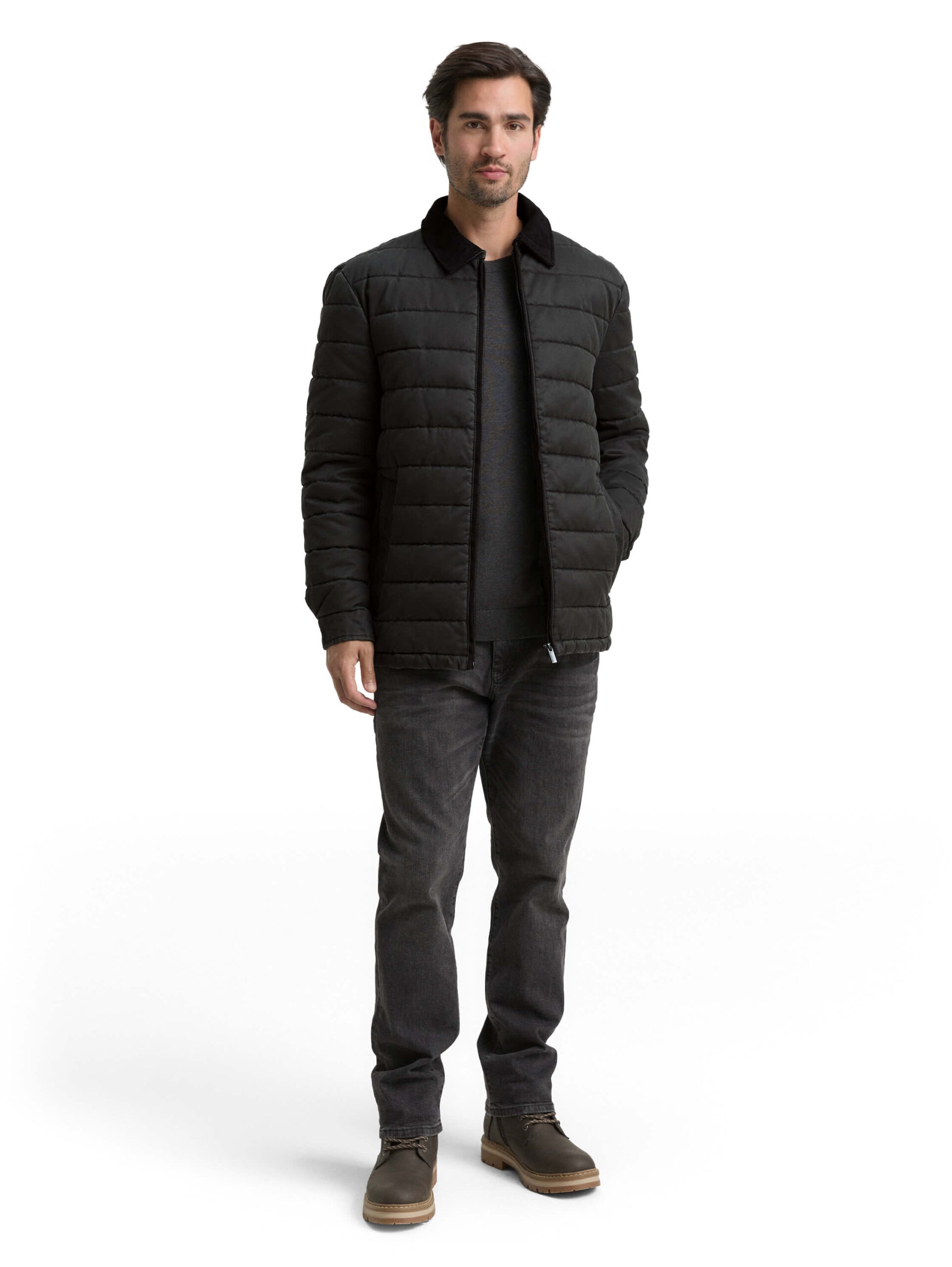 midlayer coated overshirt