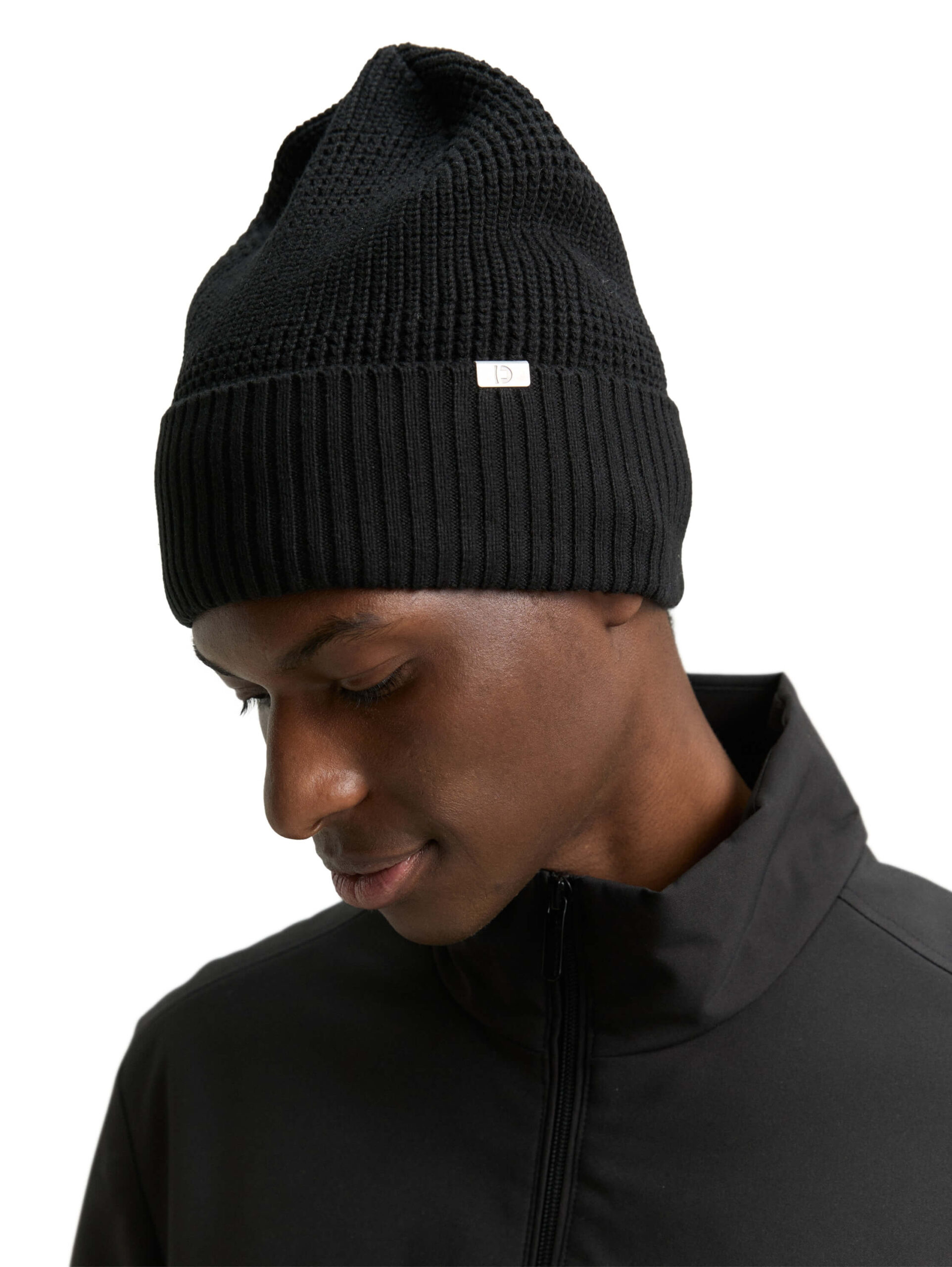 structured knit beanie