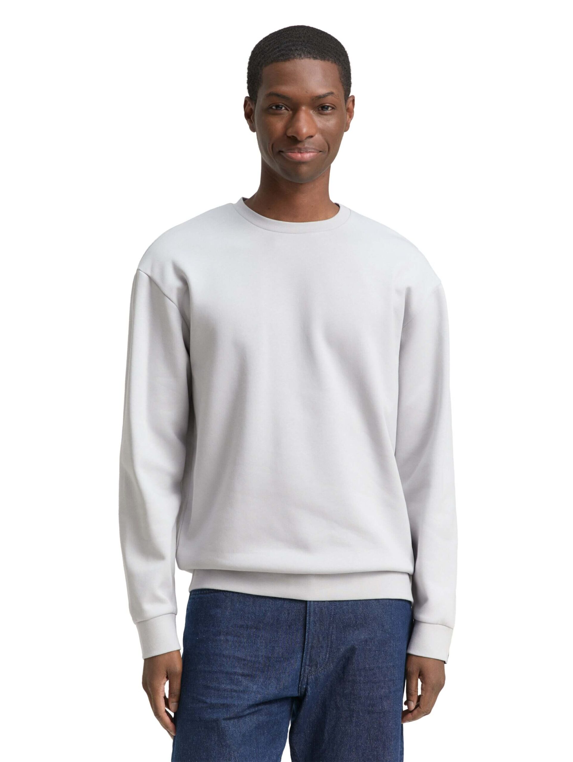 solid crewneck sweatshirt