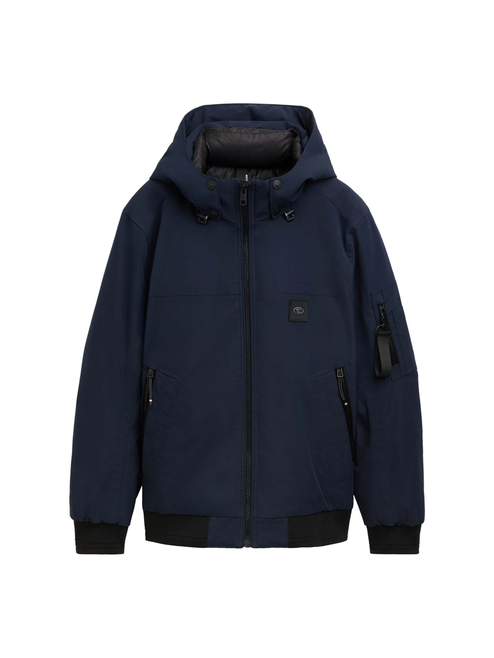 Padded water-repellent blouson