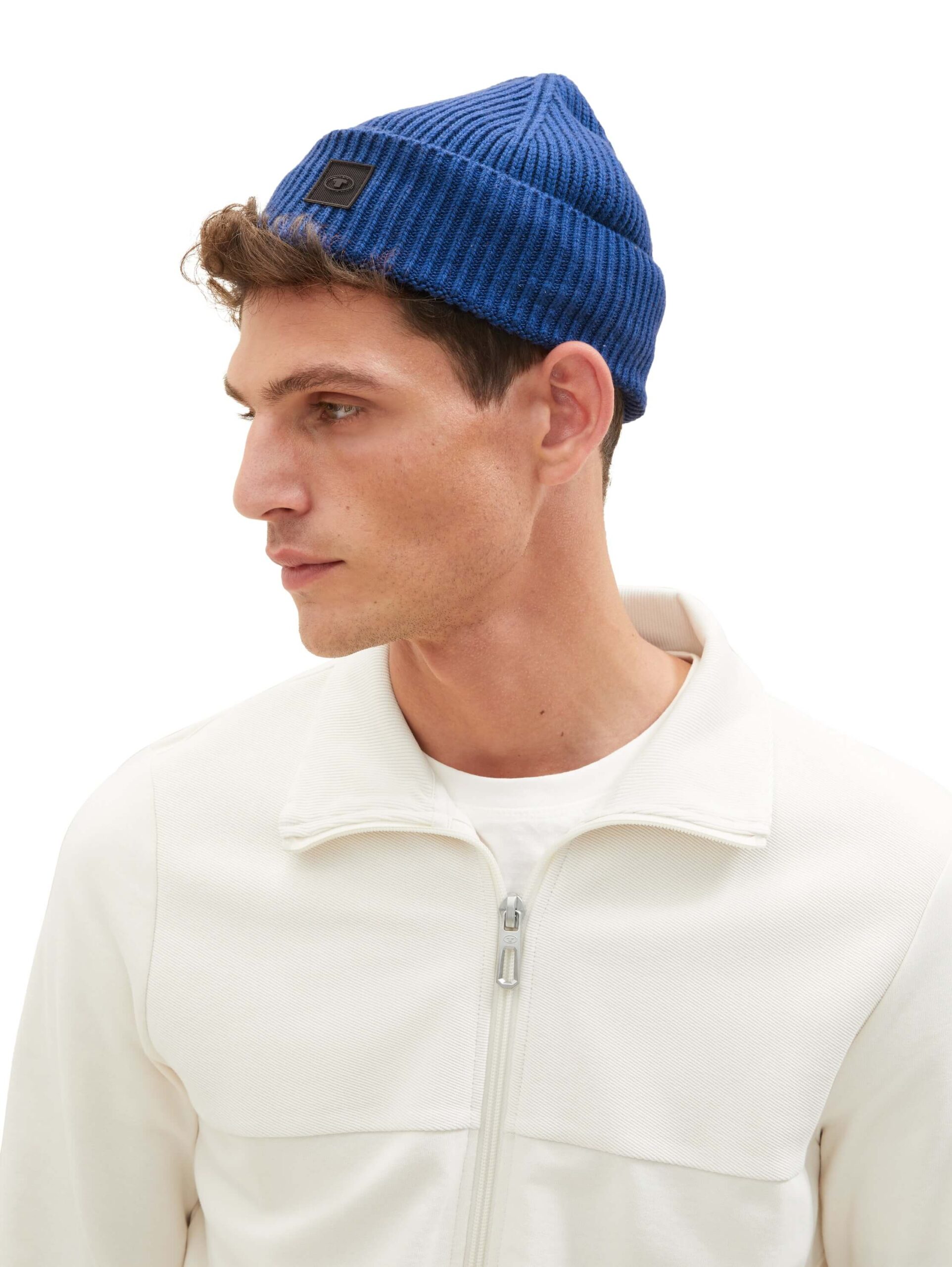 Ribbed knit beanie