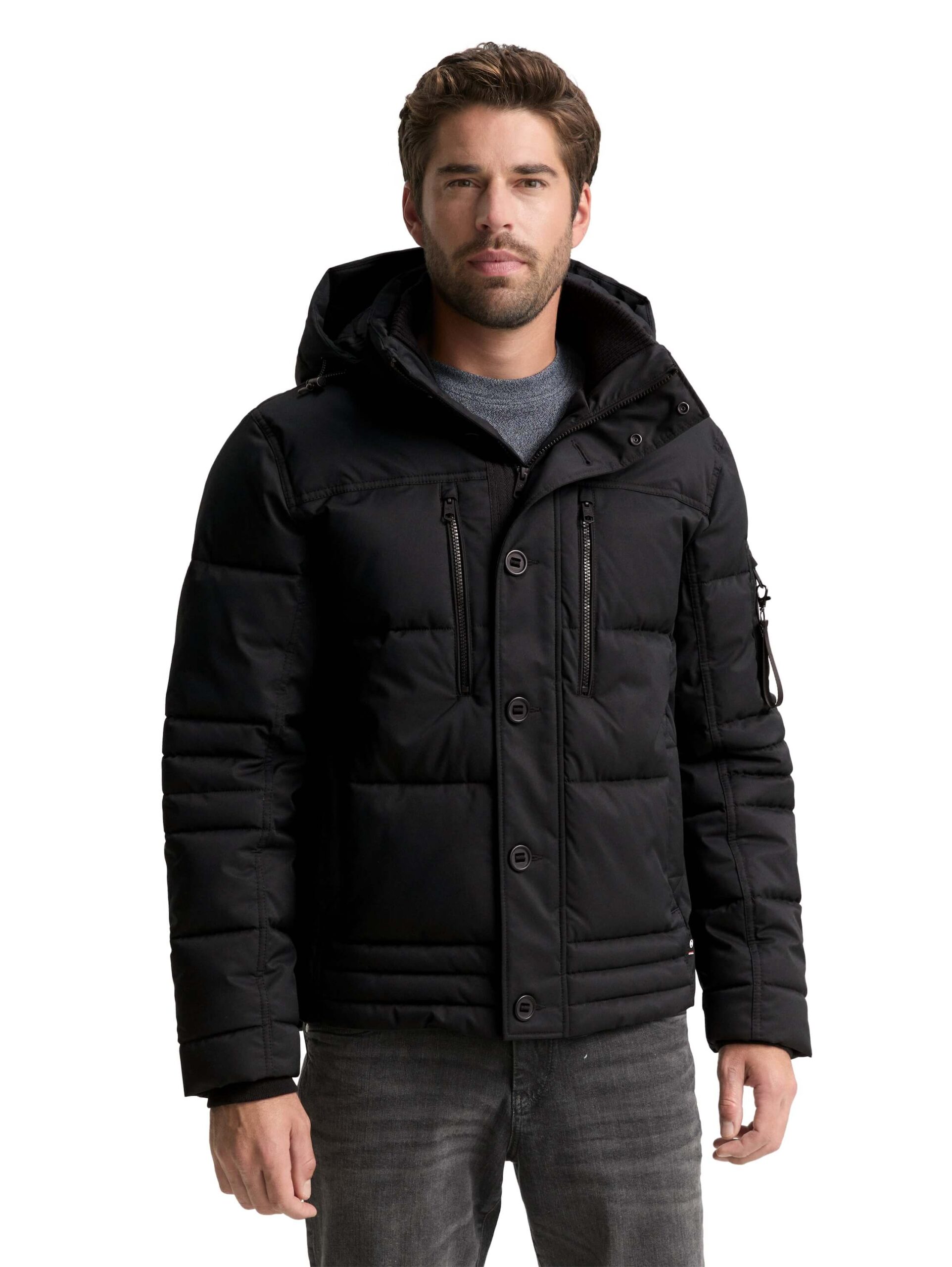 puffer jacket with hood