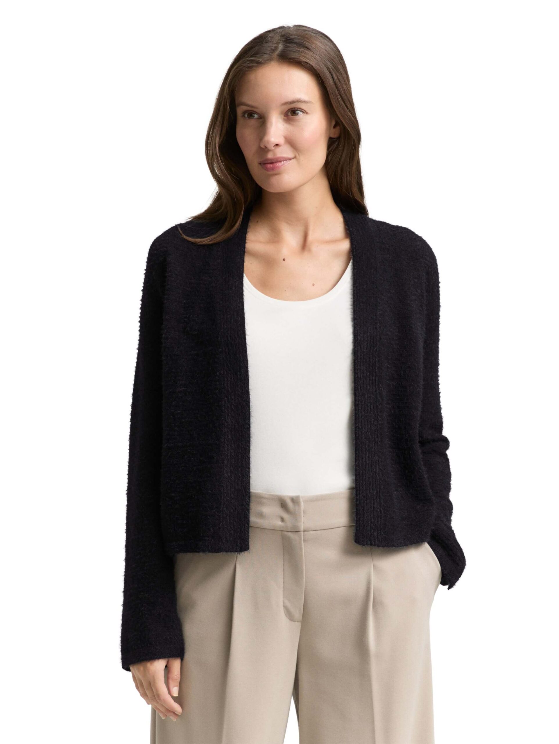 knit striped featheryarn cardigan