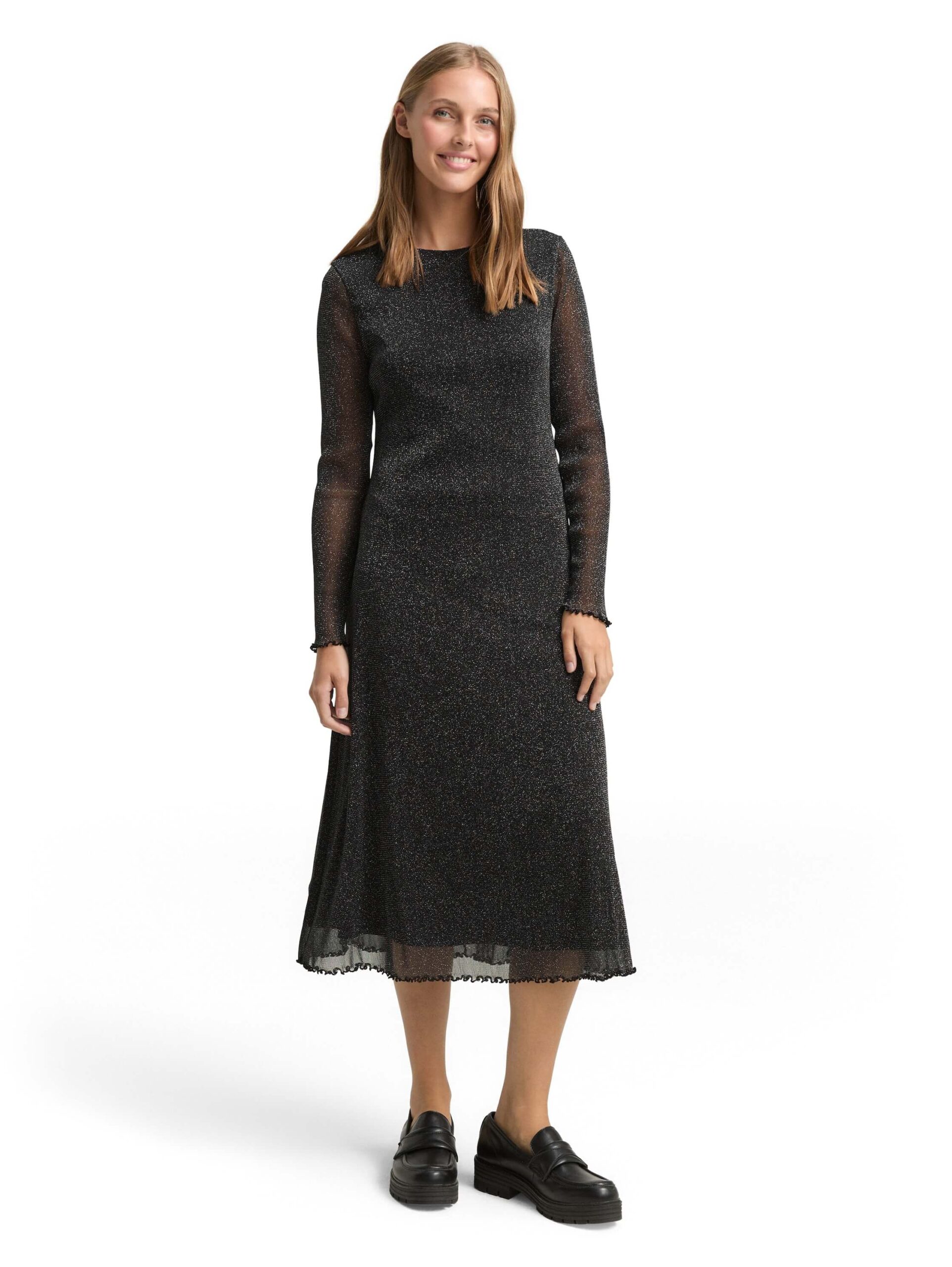 glitter mesh dress