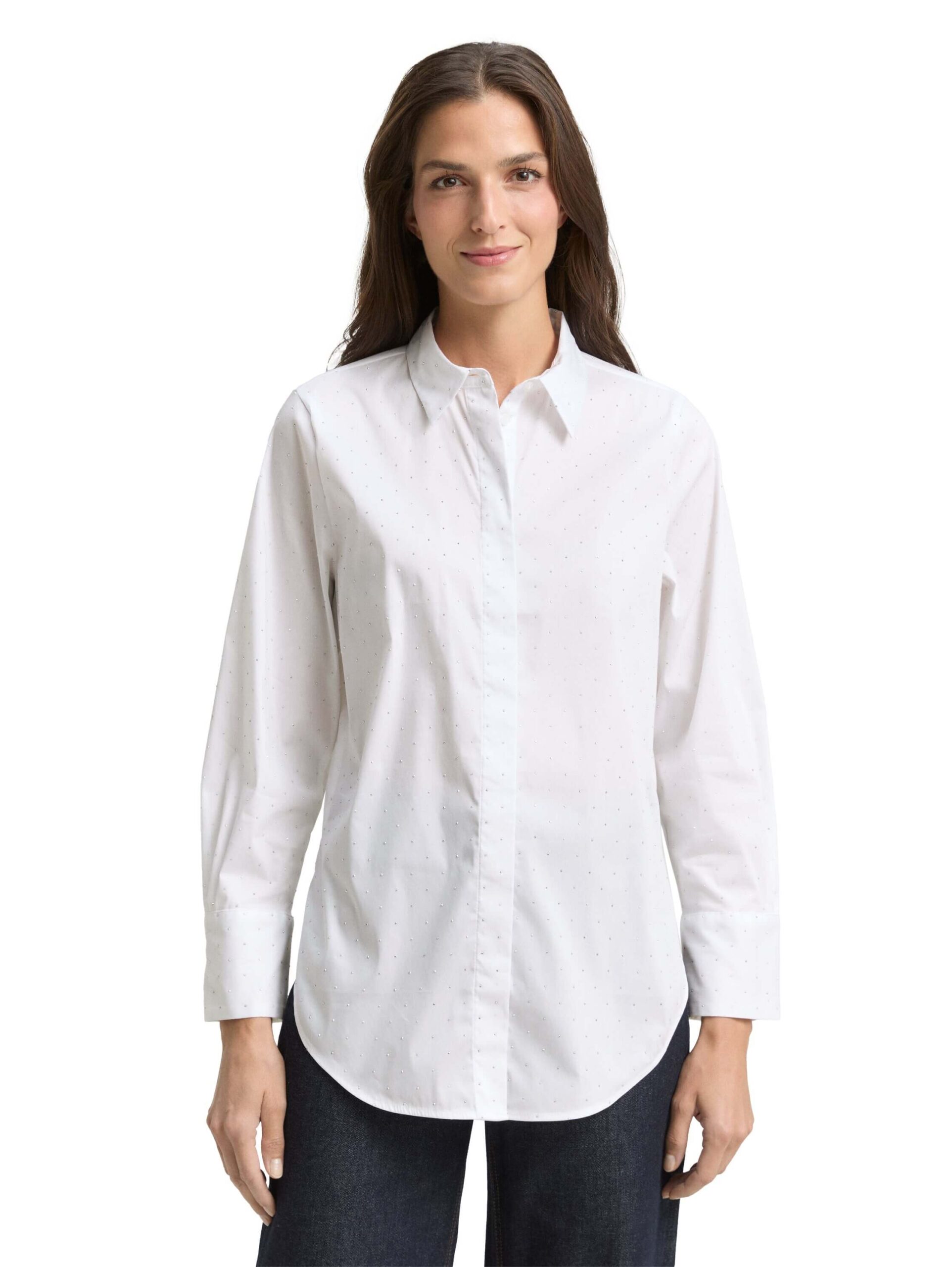 blouse with rhinestones