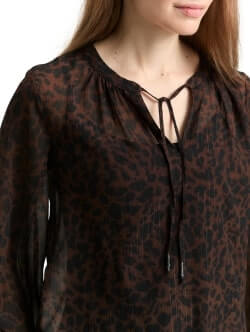 blouse printed chiffon