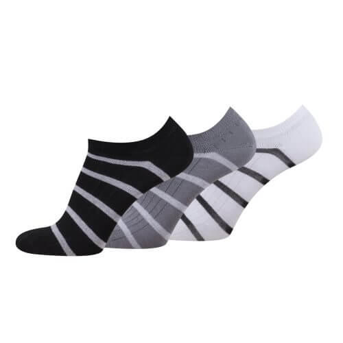 Férfi csíkos sneaker 3 pár