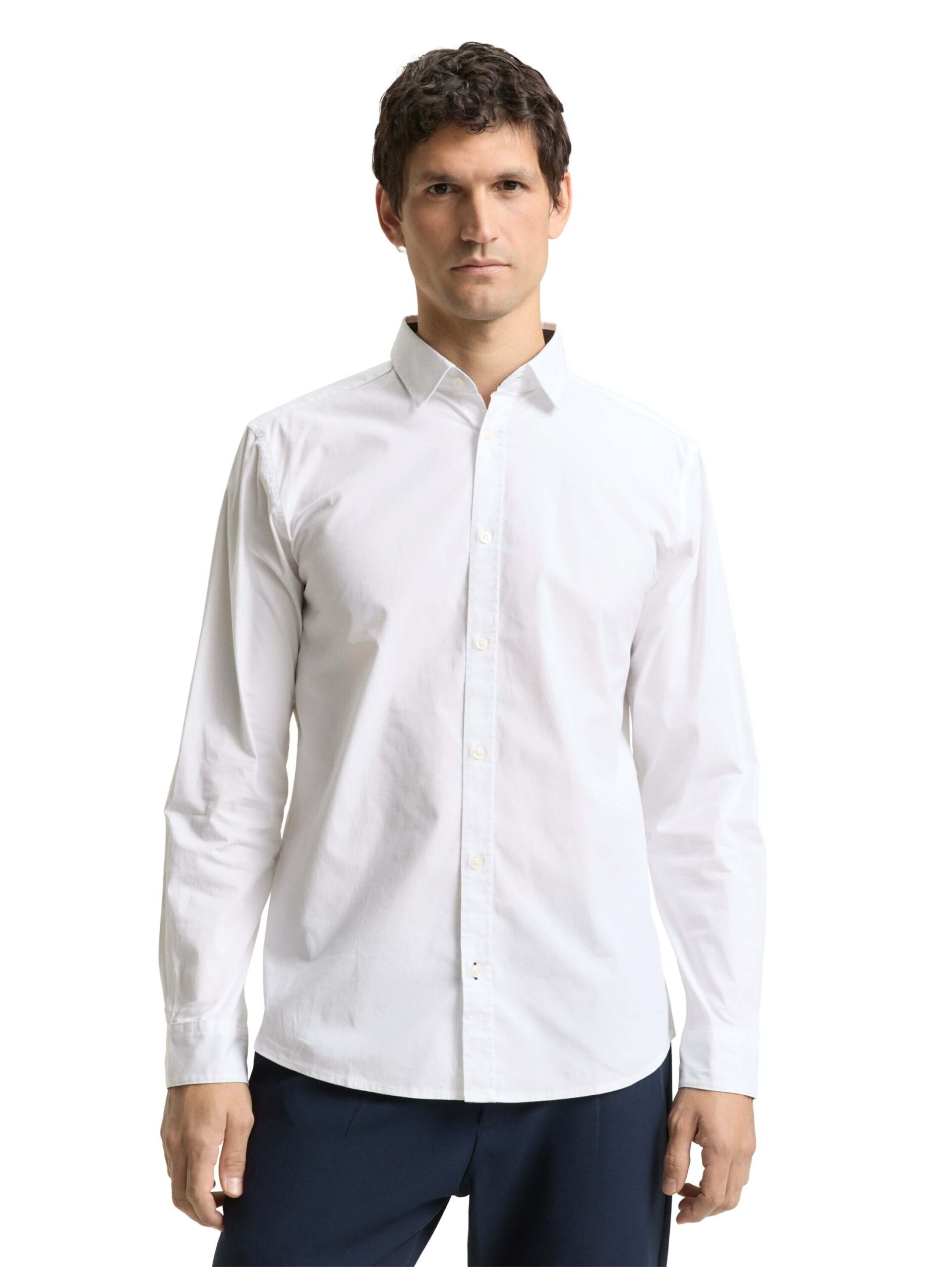 stretch poplin shirt