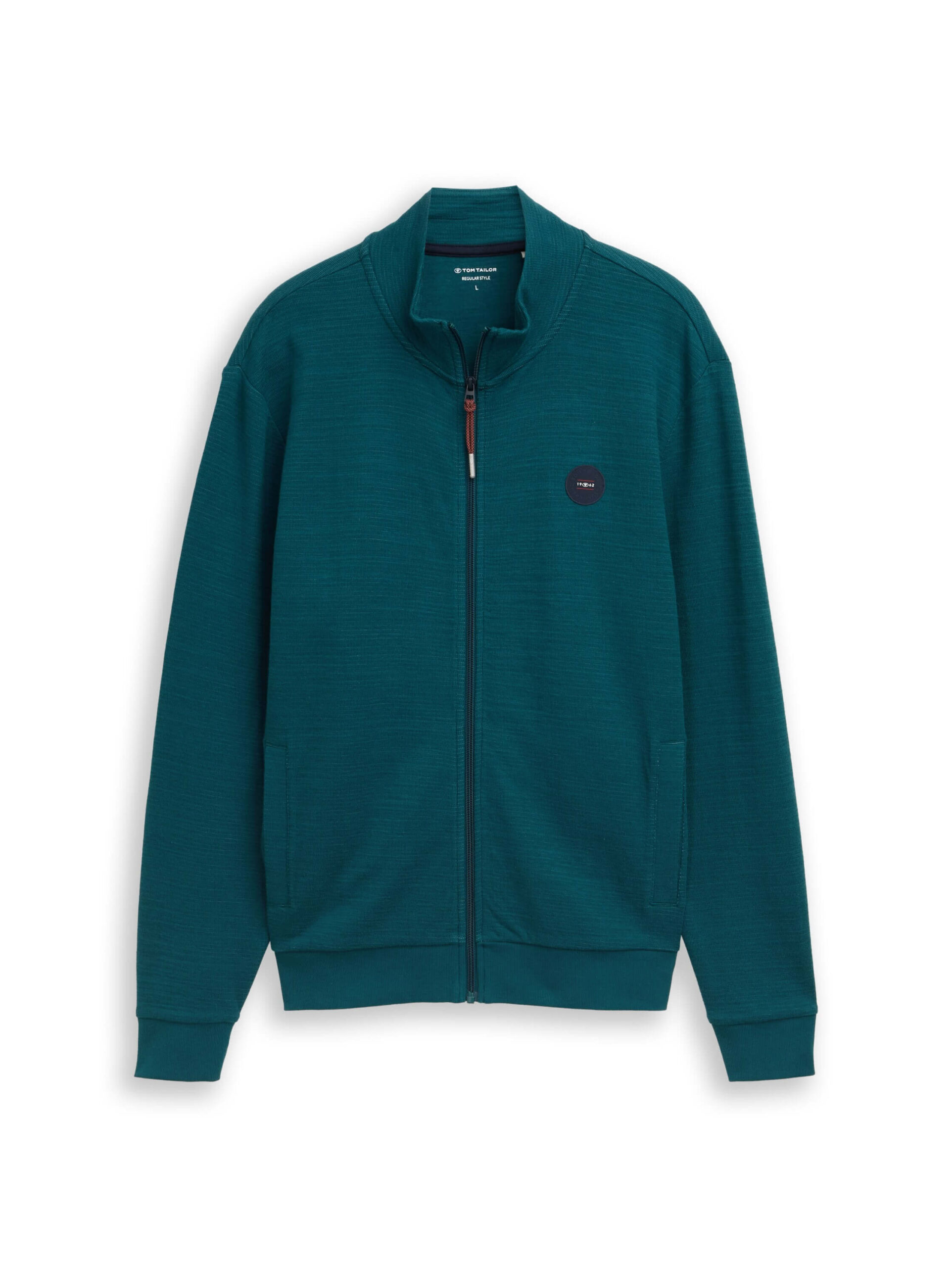 structured stand-up t-shirt jacket