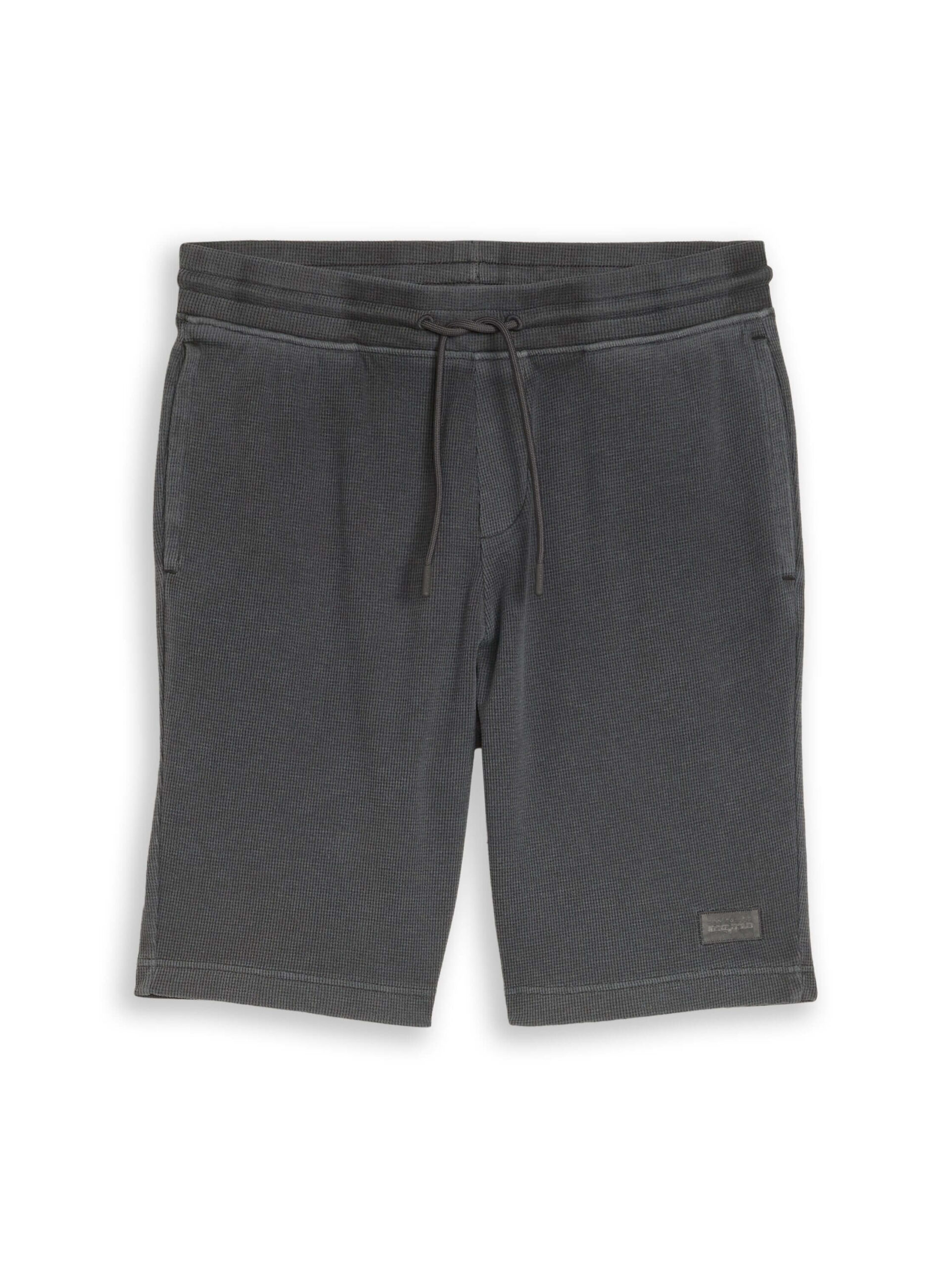 garment dyed structure sweat shorts