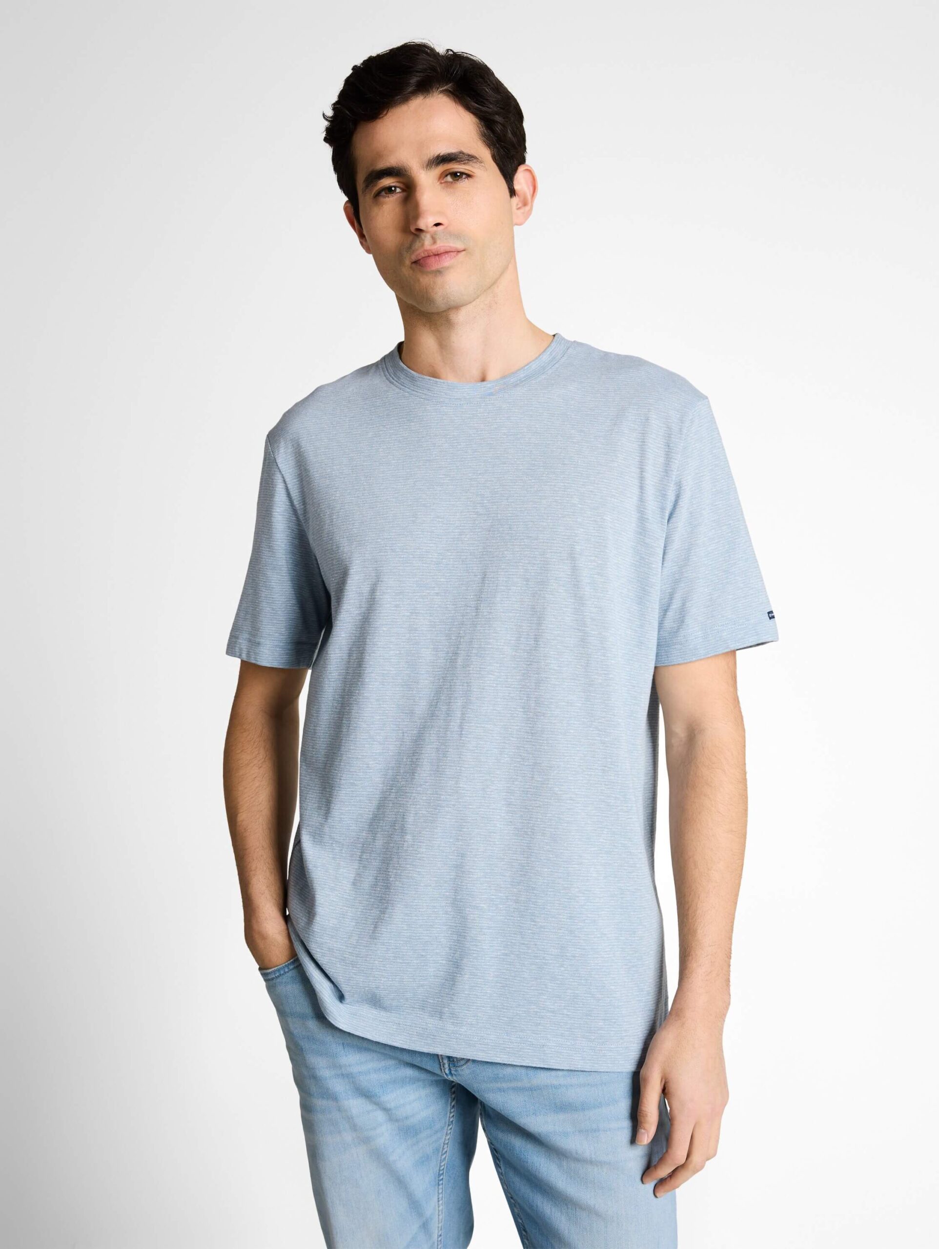 fine striped t-shirt