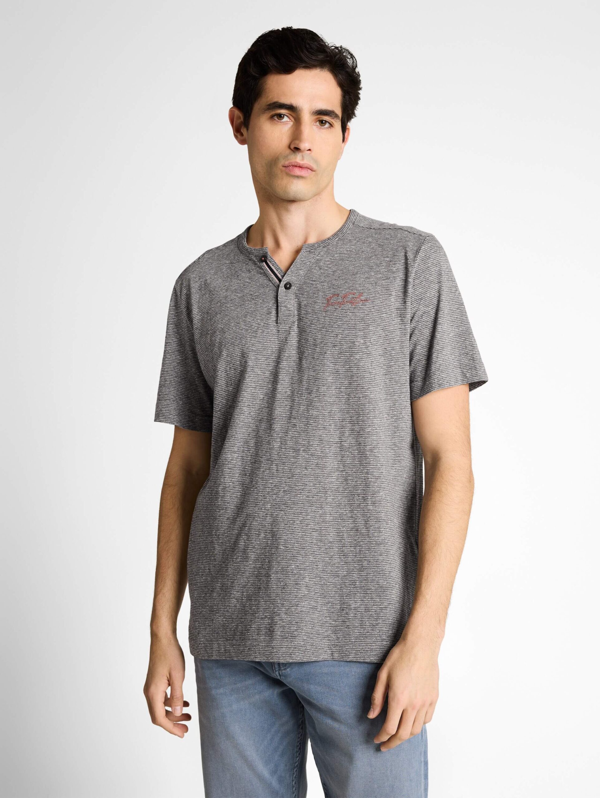 fine striped serafino