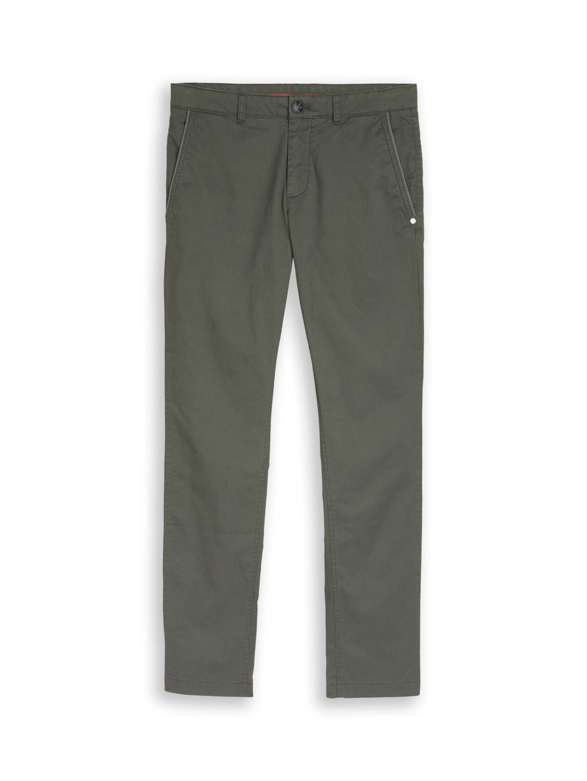 slim printed chino