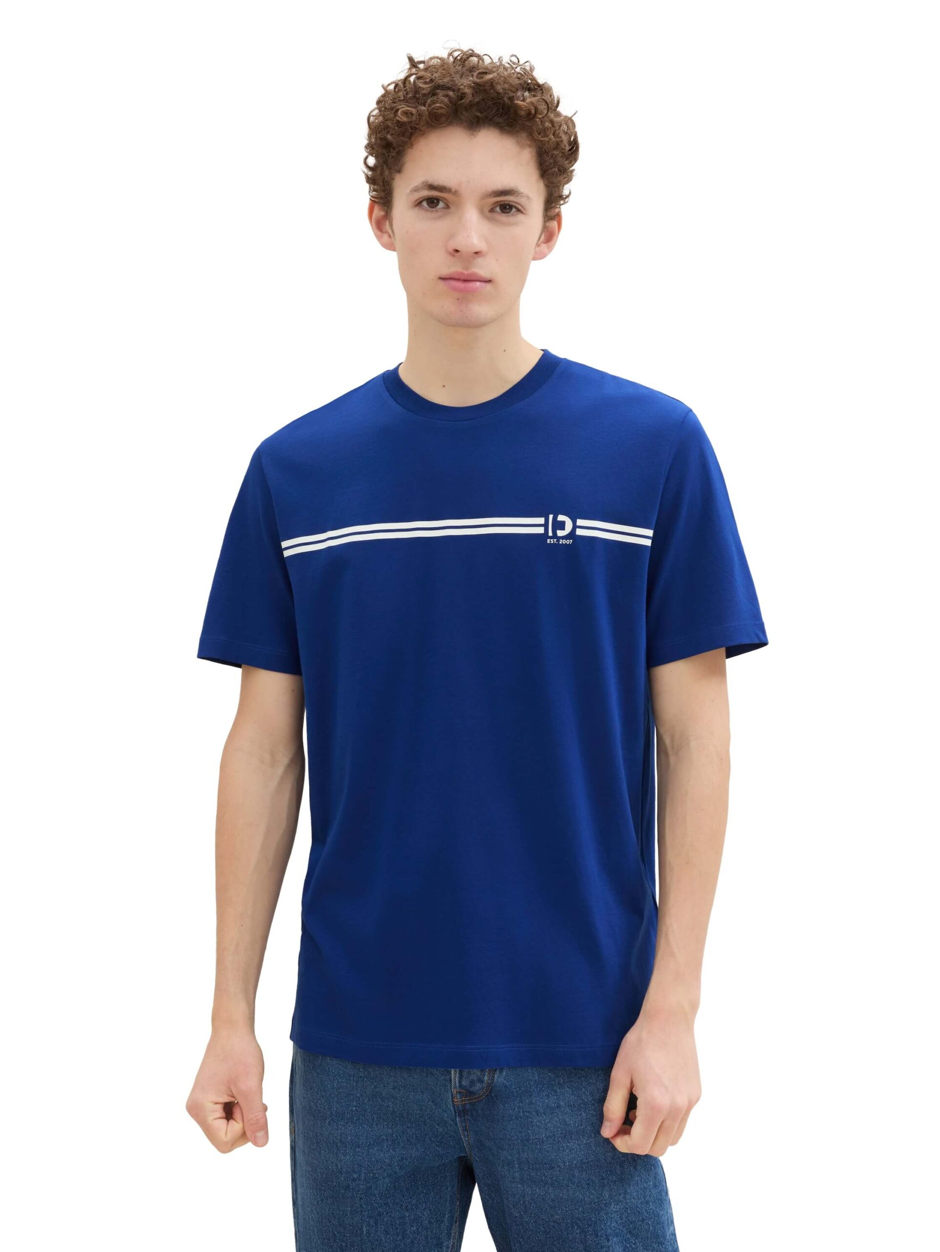 T-shirt with a logo print