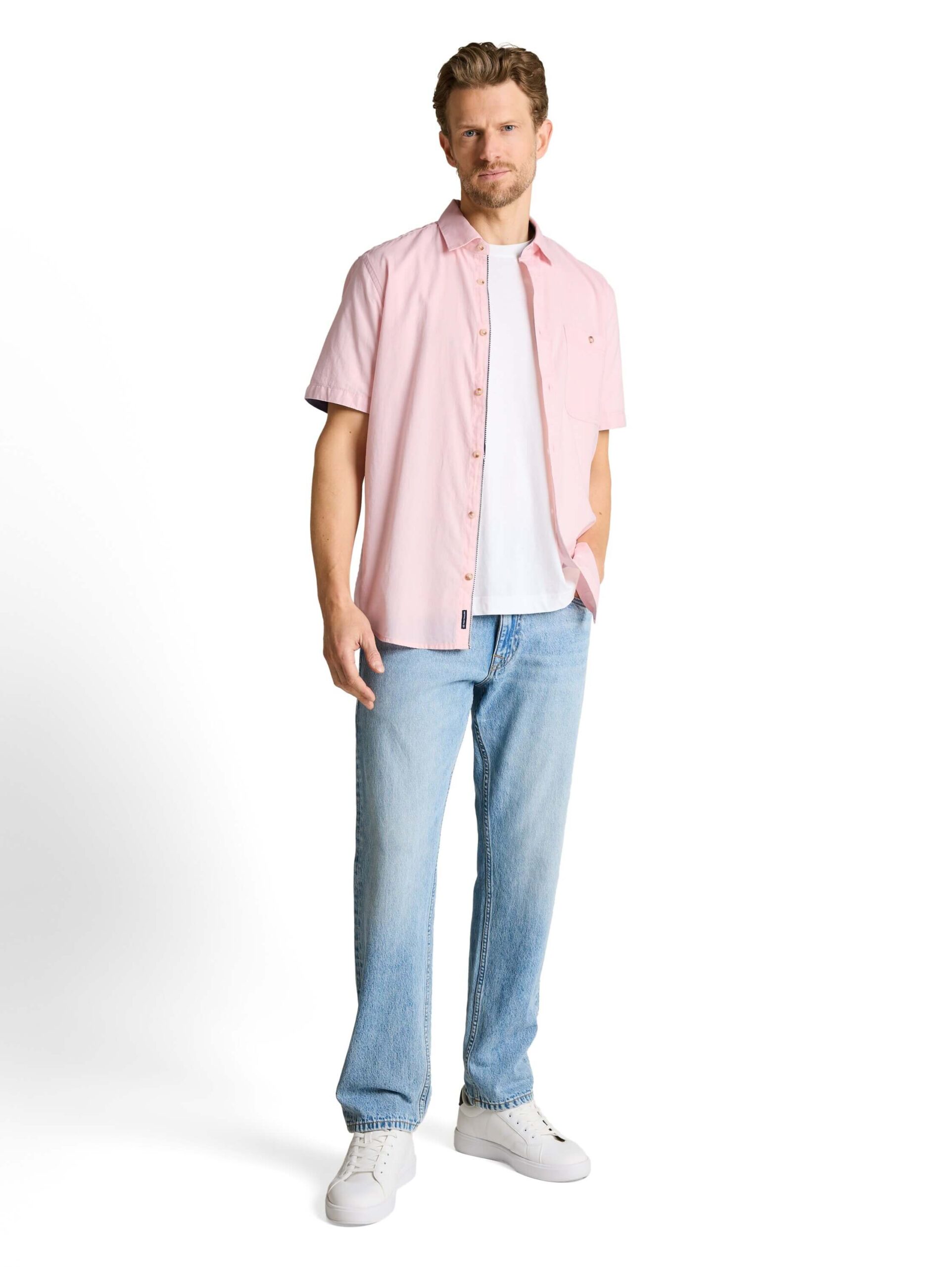structured slubyarn shirt