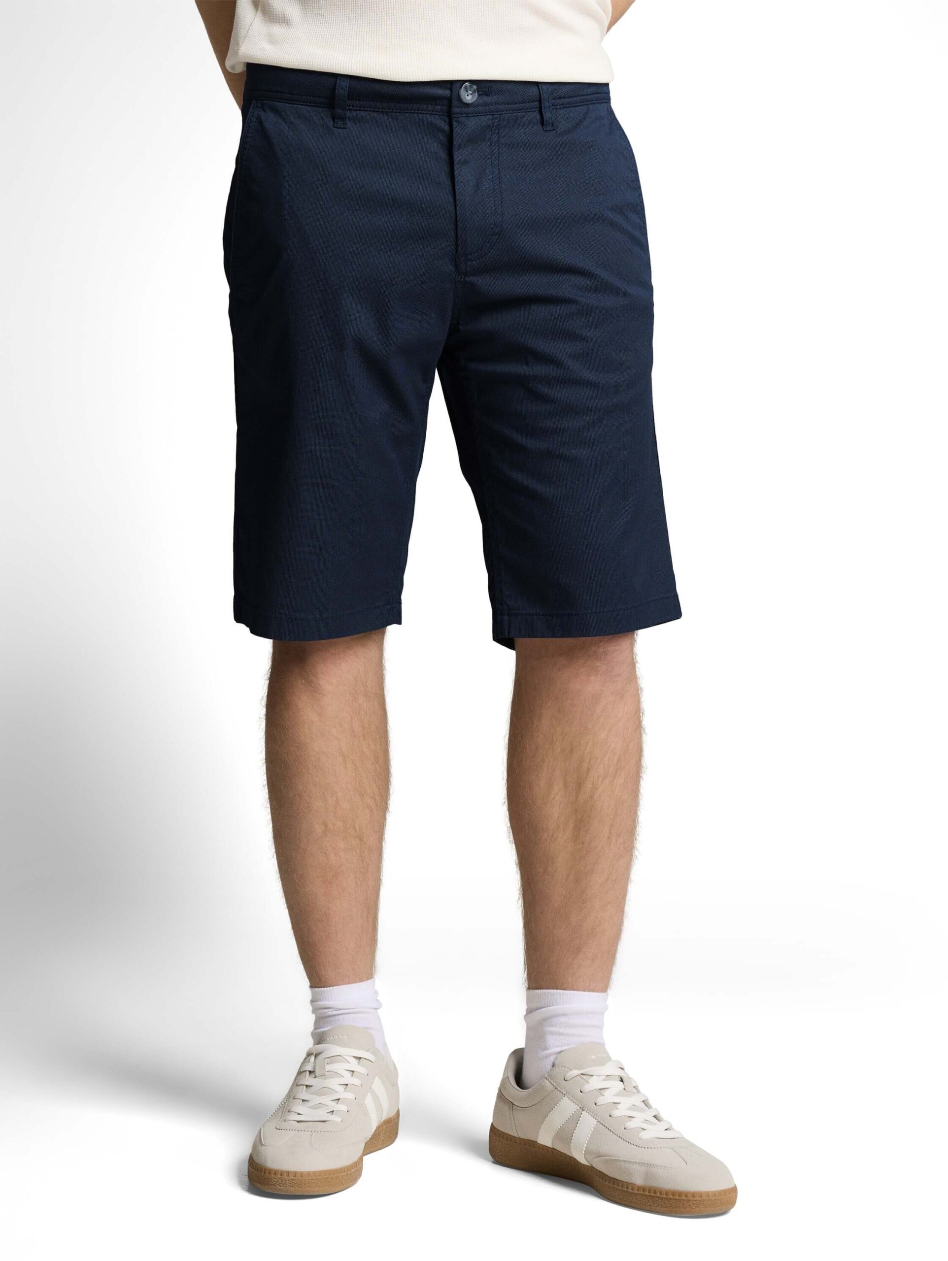 slim printed chino shorts