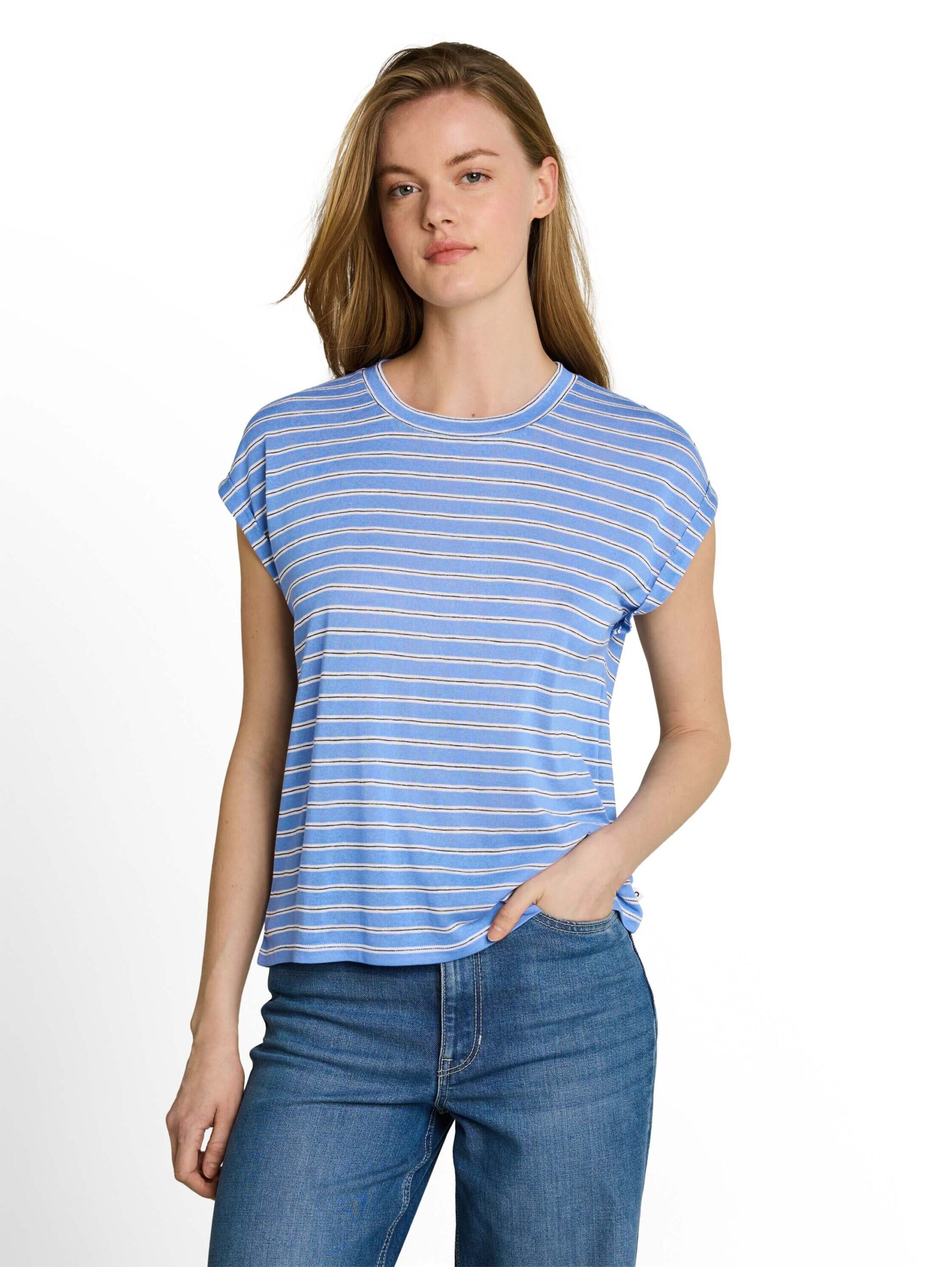 fluent stripe T-shirt