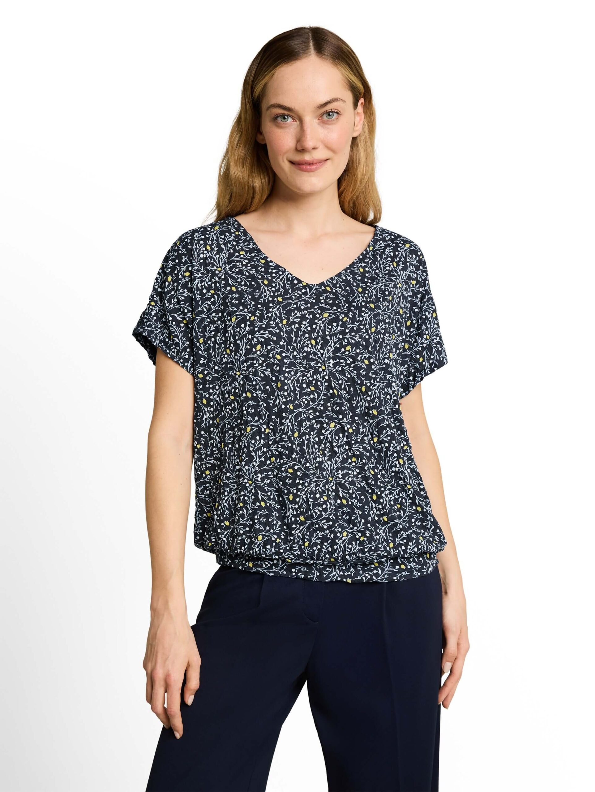 T-Shirt crincle alloverprinted