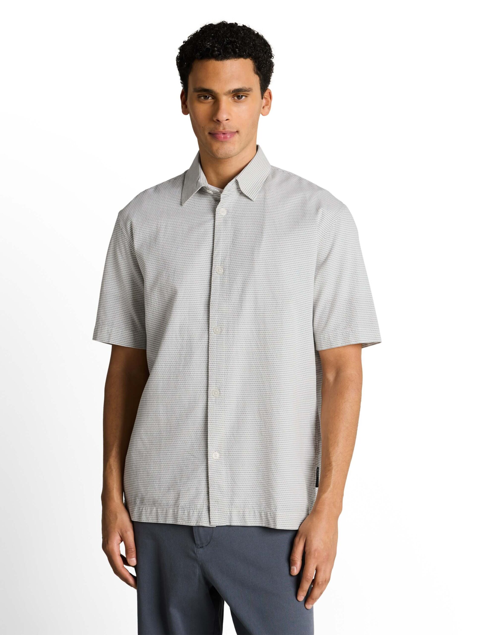 relaxed structured shirt