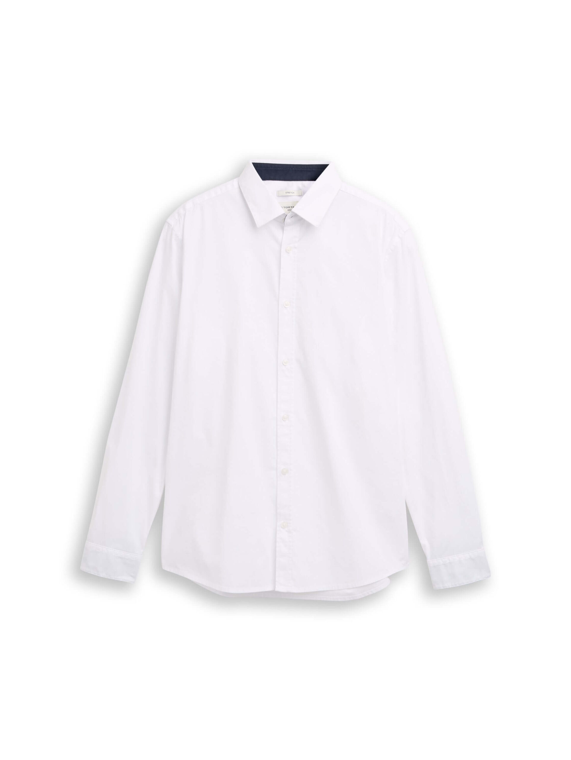 fitted stretch poplin shirt