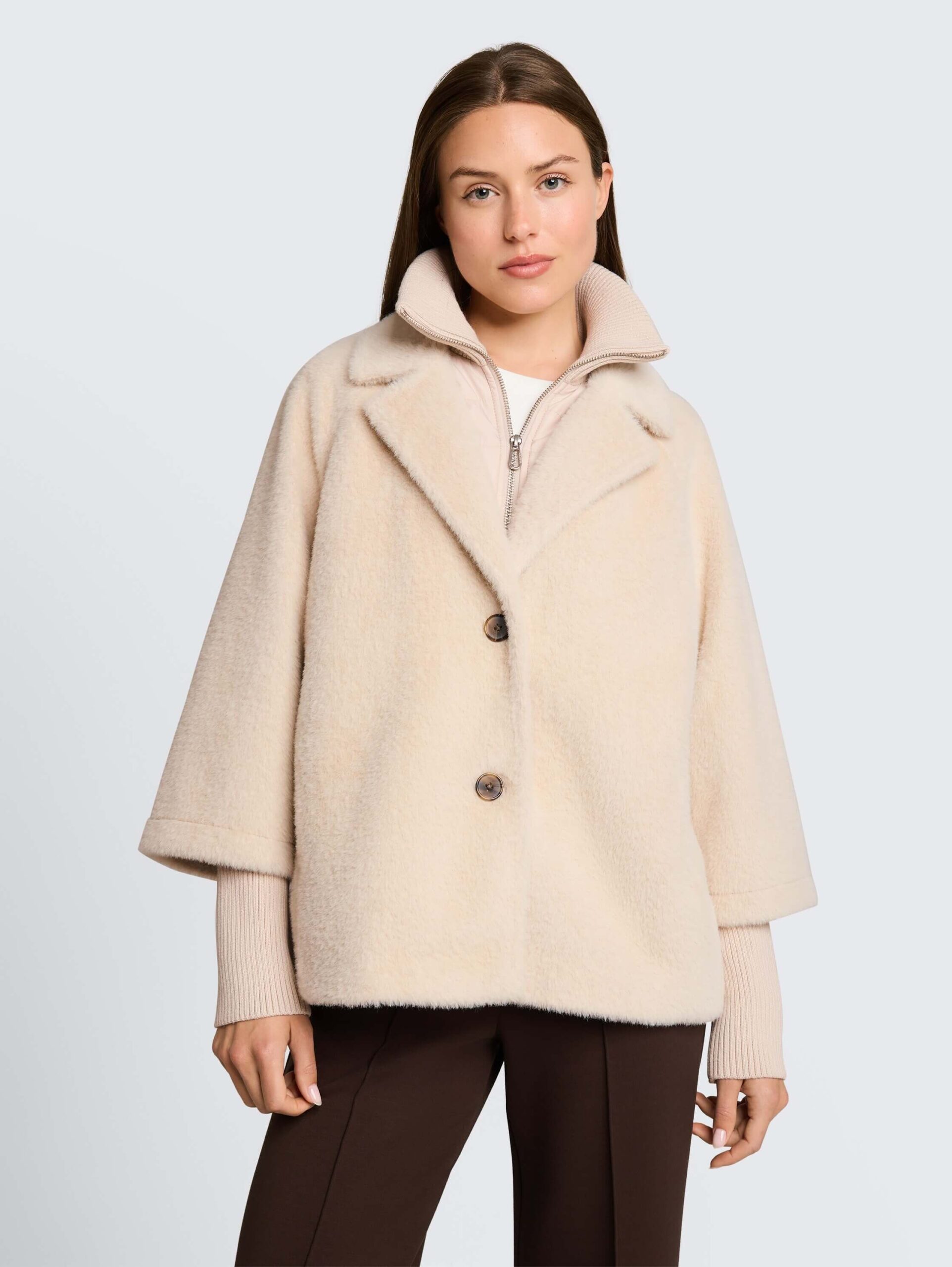 cosy cape jacket