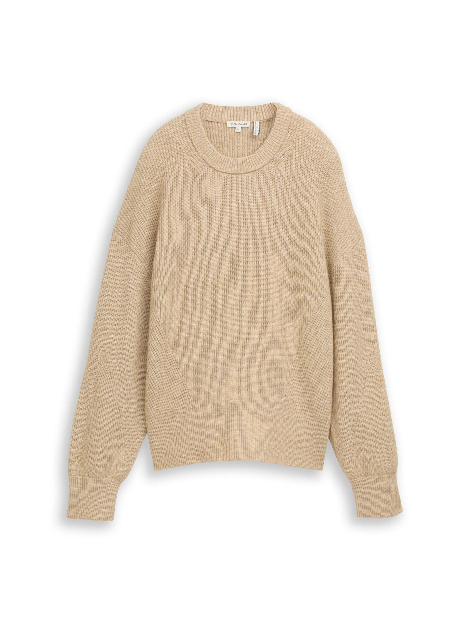 knit rib crewneck
