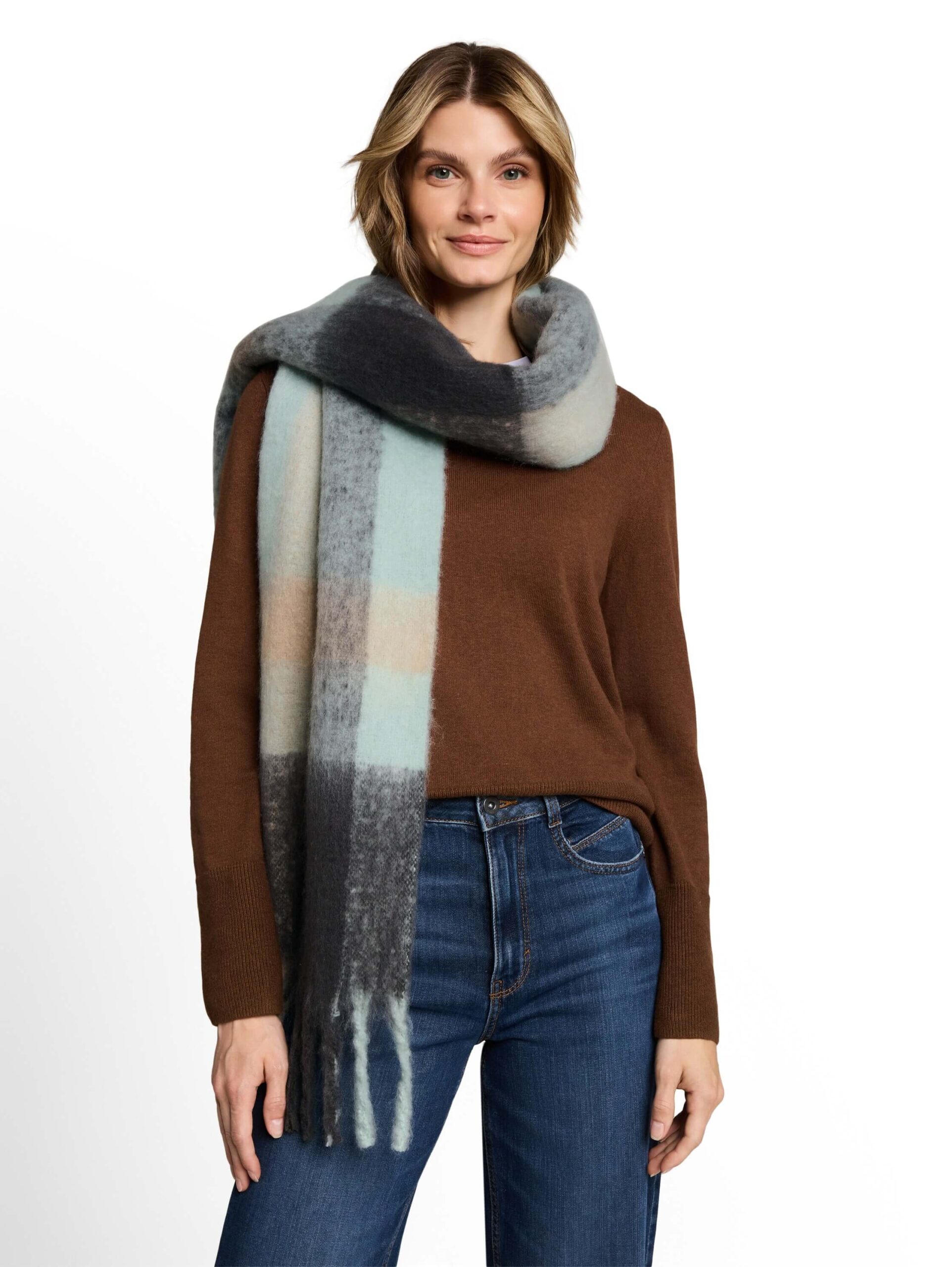 cozy brushed scarf