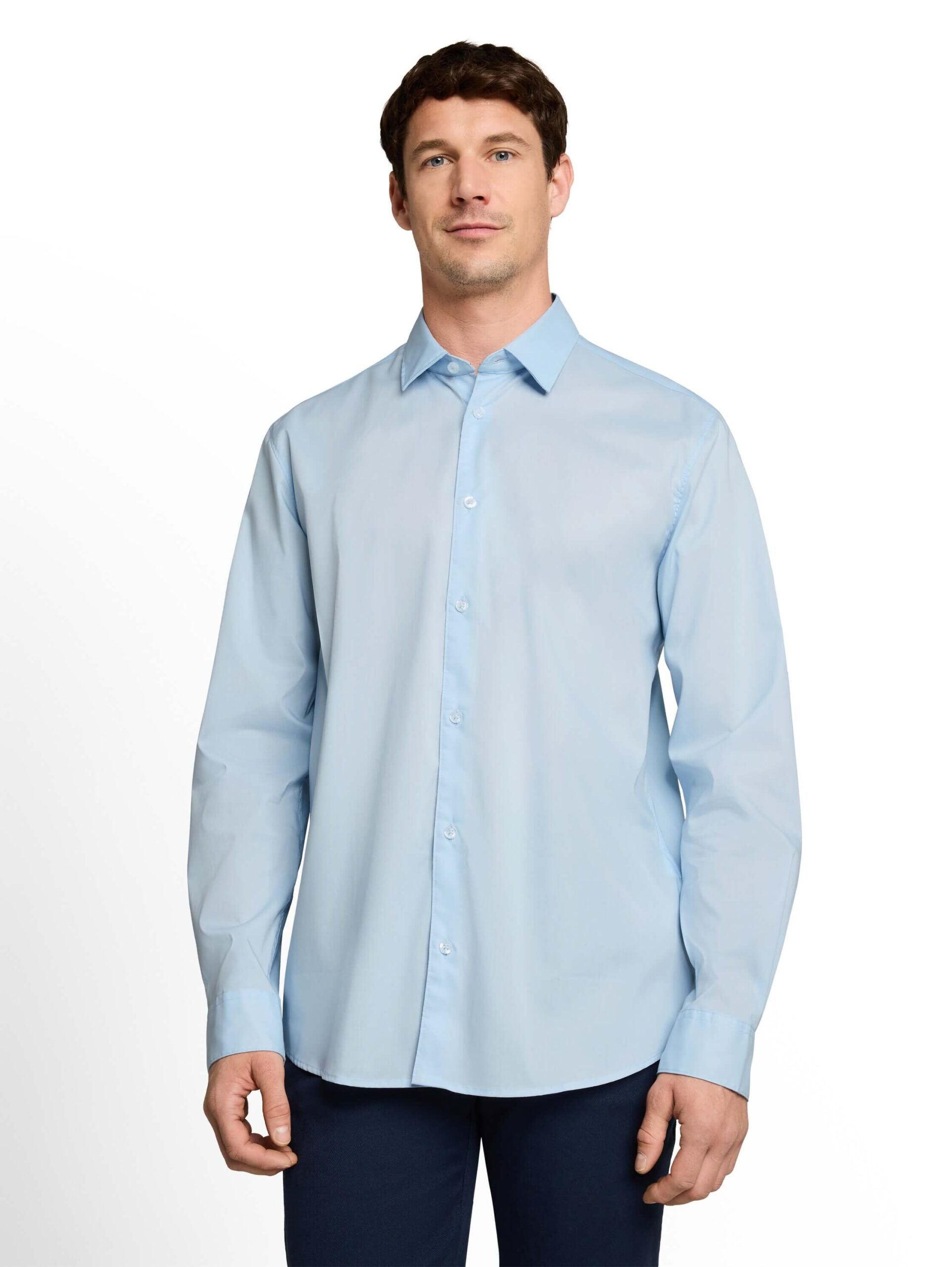 stretch poplin shirt