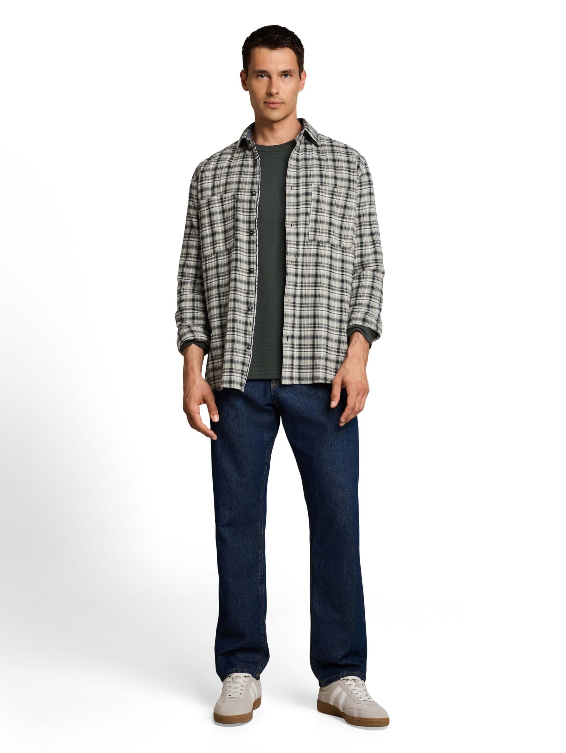 comfort checked shirt